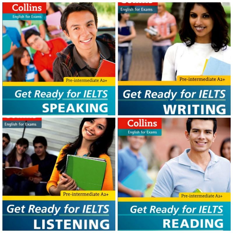 Một ấn phẩm khác của Collins- Get Ready For IELTS.