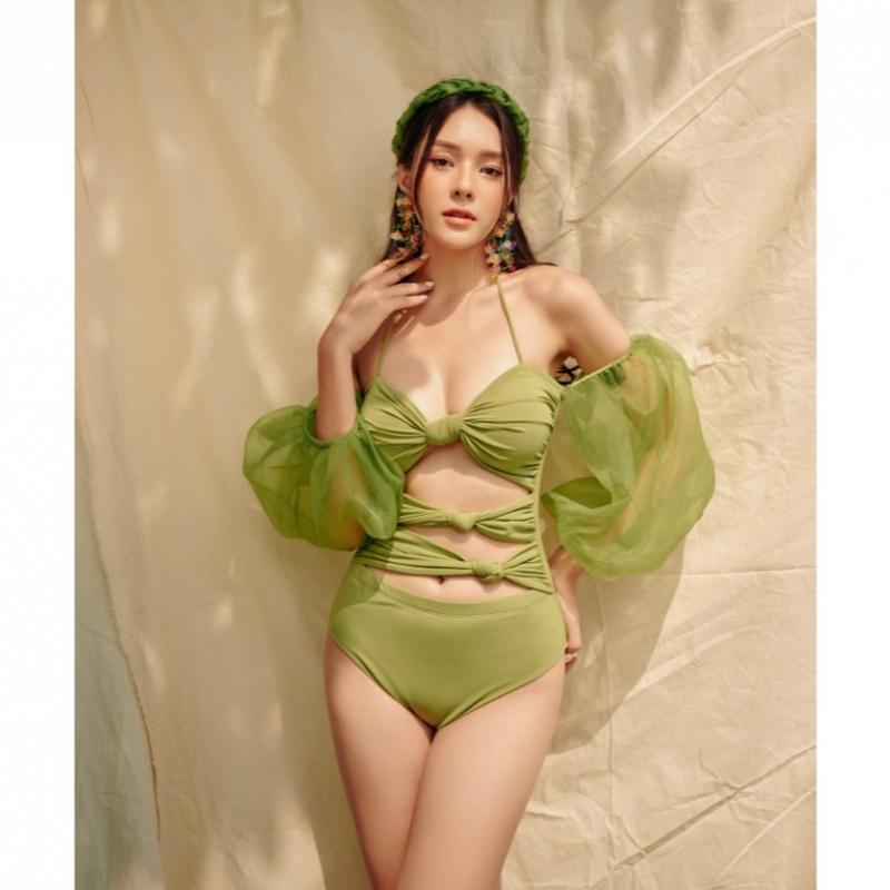 Bộ đồ bơi bikini 2 mảnh đi biển buộc dây tạo kiểu siêu sang chảnh Chillgals- BI-001