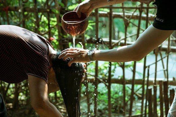 Gội đầu bằng bồ kết thường xuyên sẽ giúp tóc bớt gãy rụng, kích thích tóc mọc nhanh và dày hơn.
