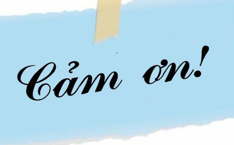 Hãy nói lời cảm ơn khi con giúp ta việc gì đó