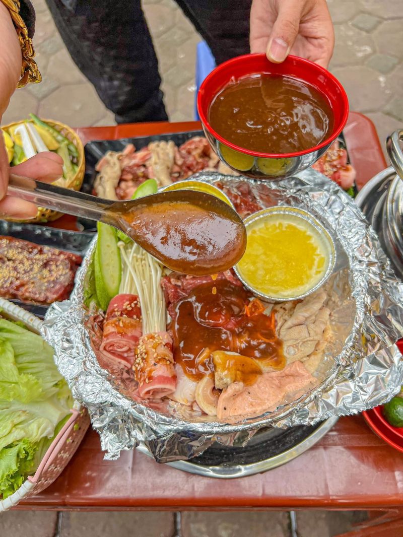 Bò Nầm Nướng Sốt Me Quán Trung