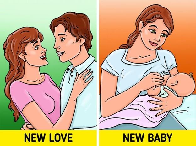 Bộ não của phụ nữ sau sinh sẽ tràn ngập các hormone giúp tâm trạng tốt hơn
