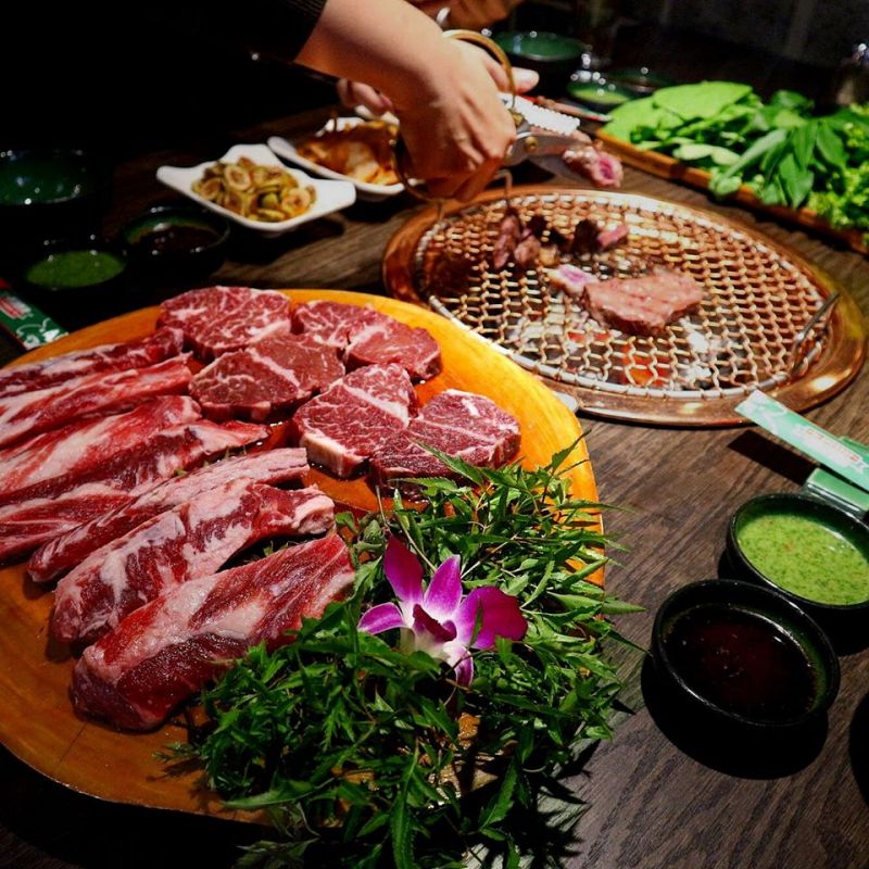 Bò nướng tảng