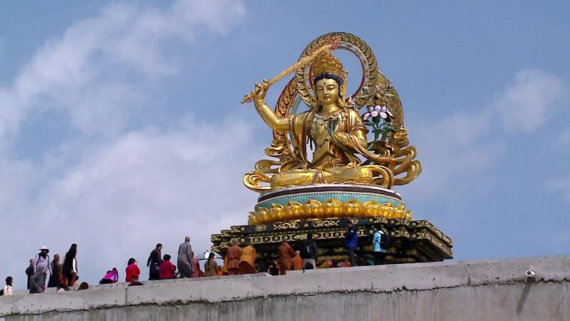 Hình ảnh Bồ Tát Văn Thù trong Mật Tông, tên gọi khác của Ngài là Diệu Cát Tường Đồng Tử