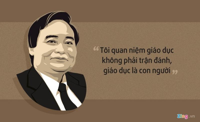 Câu nói nổi tiếng của Tân Bộ trưởng - Nguồn: Sưu tầm