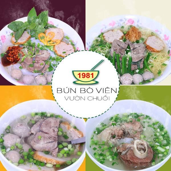 Bún bò viên Cô Hoa - Vườn Chuối