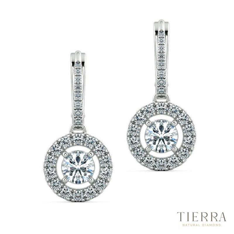 Bông tai kim cương Drop Earring thanh lịch, quý phái