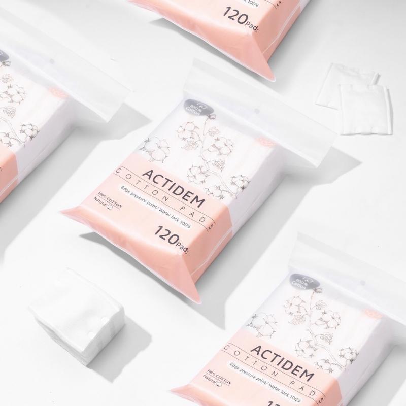 Bông tẩy trang Actidem 100% Cotton