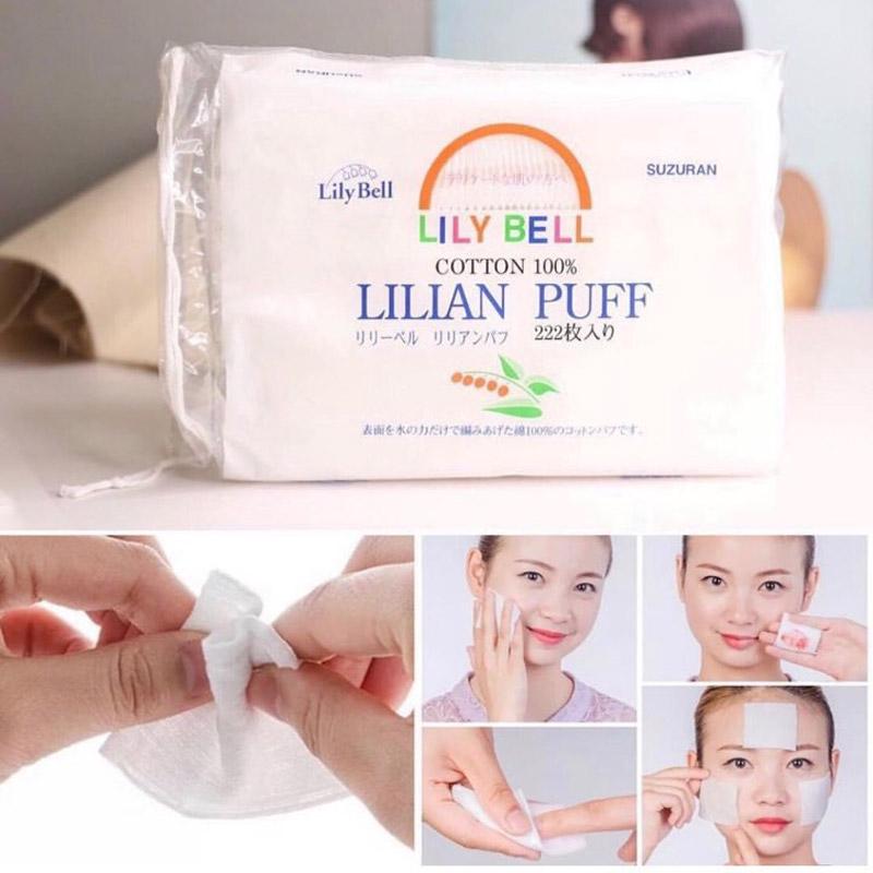 Bông tẩy trang Lily Bell Lilian Puff Cotton