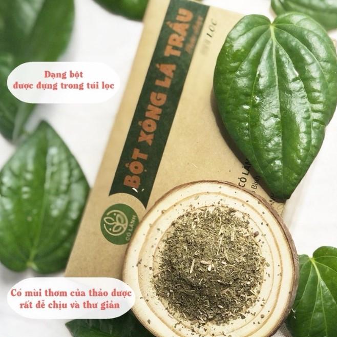 Bột lá trầu không xông vùng kín Cỏ Lành - Thảo dược xông vùng kín