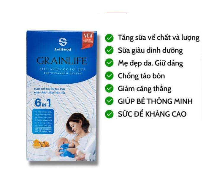 Bột ngũ cốc lợi sữa Lolifood