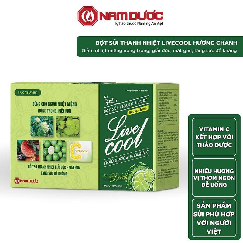 Bột sủi thanh nhiệt Livecool Nam Dược