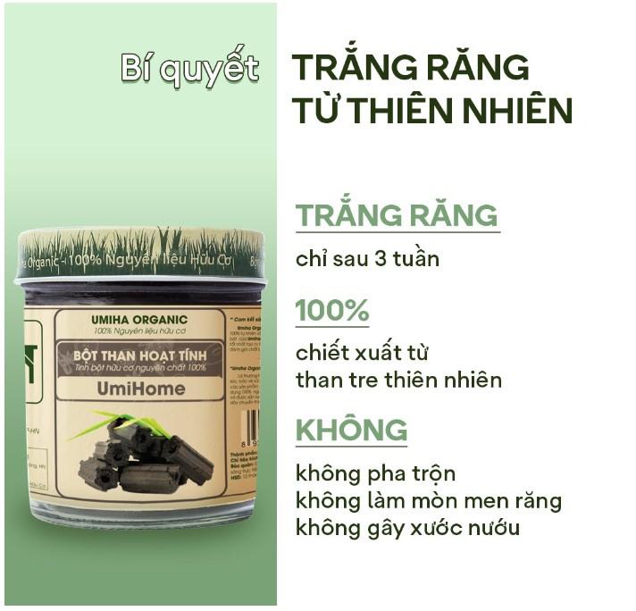 Bột than hoạt tính hữu cơ Umihome