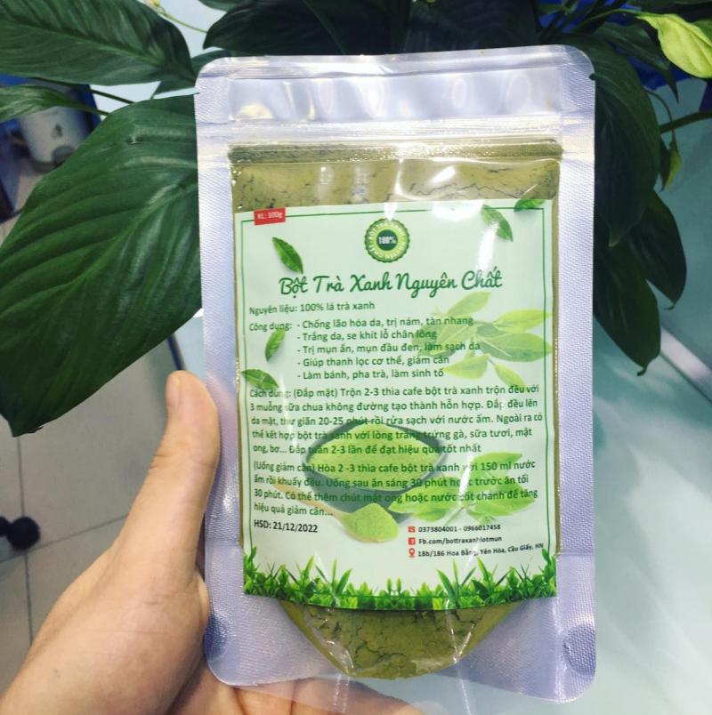Bột trà xanh nguyên chất