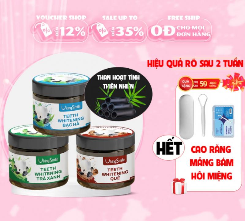Bột trắng răng Vkingsmile