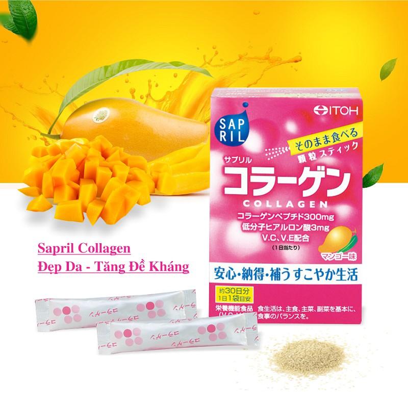 Bột uống dưỡng trắng Vitamin Collagen Naris Itoh