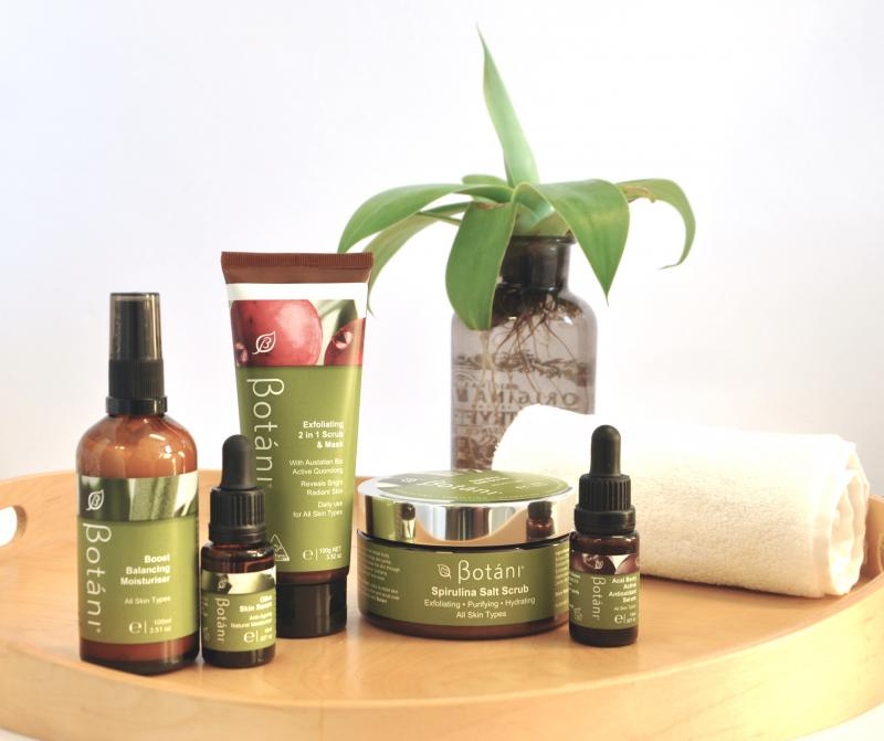 Các sản phẩm của Botani đều mang màu xanh vô cùng dịu mắt