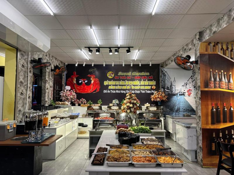Buffet Hải Sản Lẩu Nướng Seoul Garden