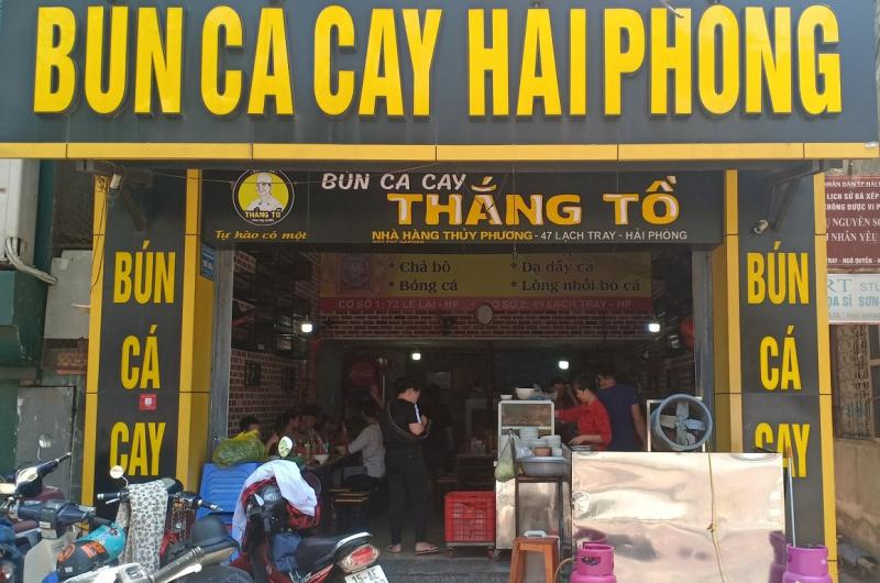 Bún cá cay Thắng Tồ