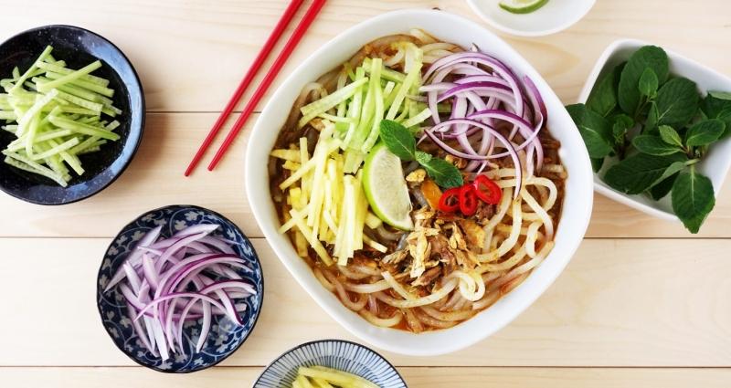 Bún cá chua cay Assam Laksa