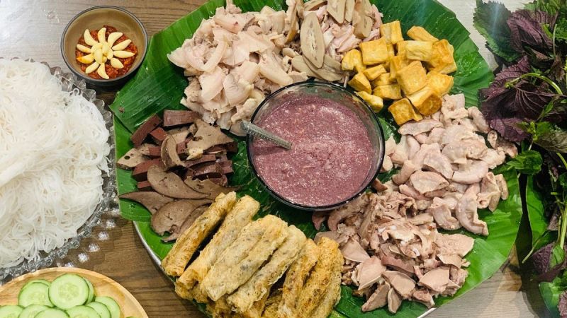 Bún đậu mắm tôm Hà Nội