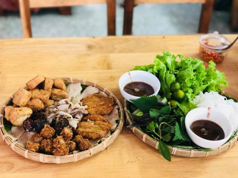 Bún đậu mắm tôm Lam Mập
