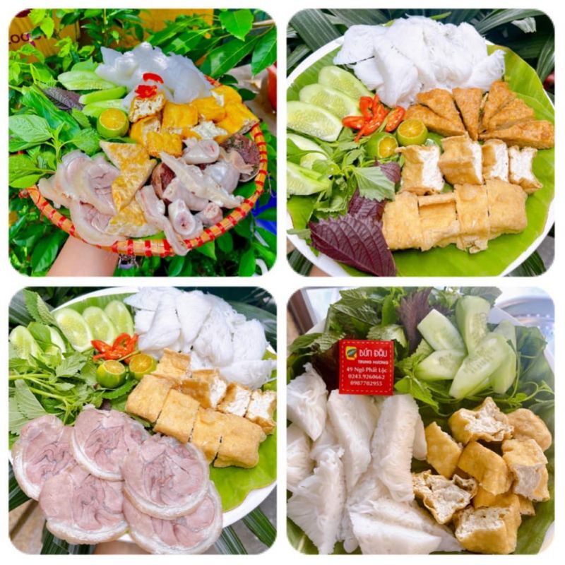 Bún đậu mắm tôm - Bún Đậu Trung Hương
