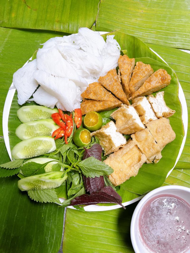 Bún đậu mắm tôm - Bún Đậu Trung Hương