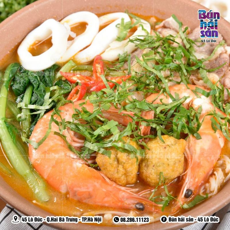 Bún Hải Sản - 45 Lò Đúc
