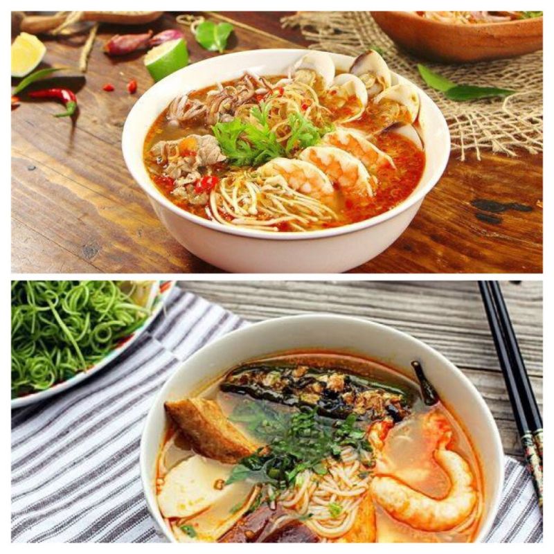 Bún hải sản chay