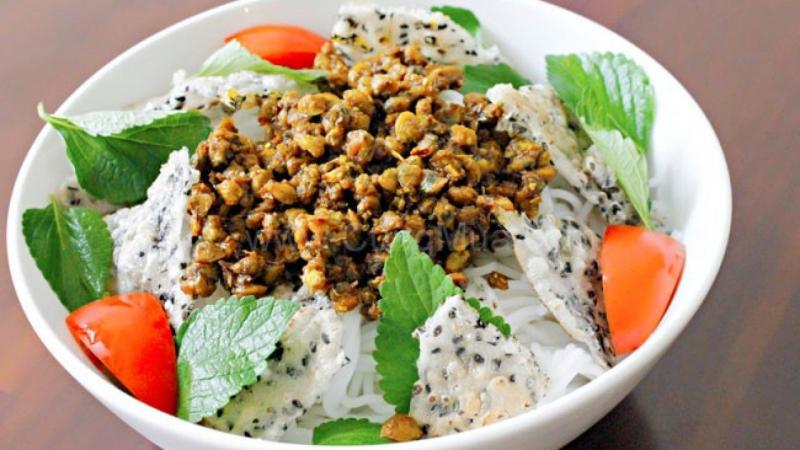 Tô bún hến Mai Xá hấp dẫn
