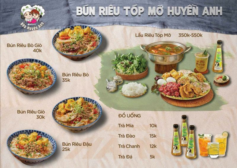 Bún riêu Huyền Anh