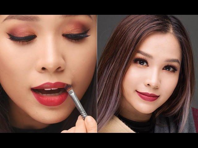 Burgundy Makeup - Trang điểm ấm áp với tone rượu đỏ