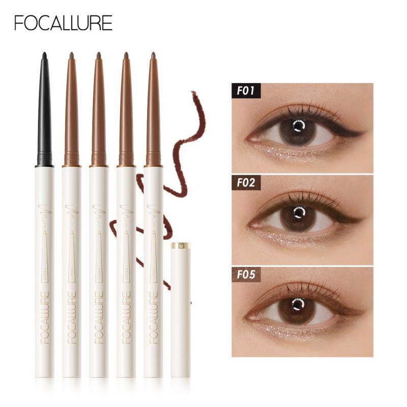 Bút chì kẻ mắt Focallure đầu mảnh 1.7mm chống thấm nước lâu trôi 1g