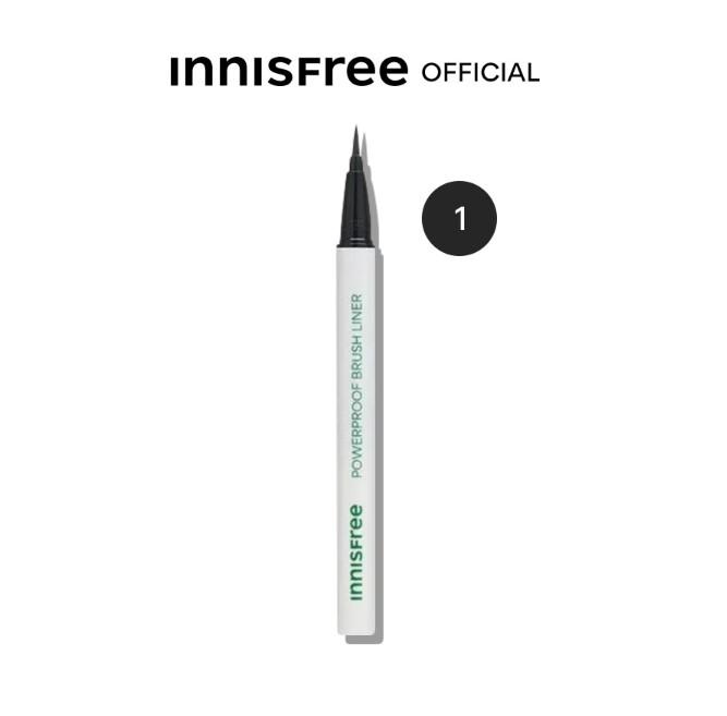 Bút kẻ mắt nước lâu trôi Innisfree Powerproof Brush Liner
