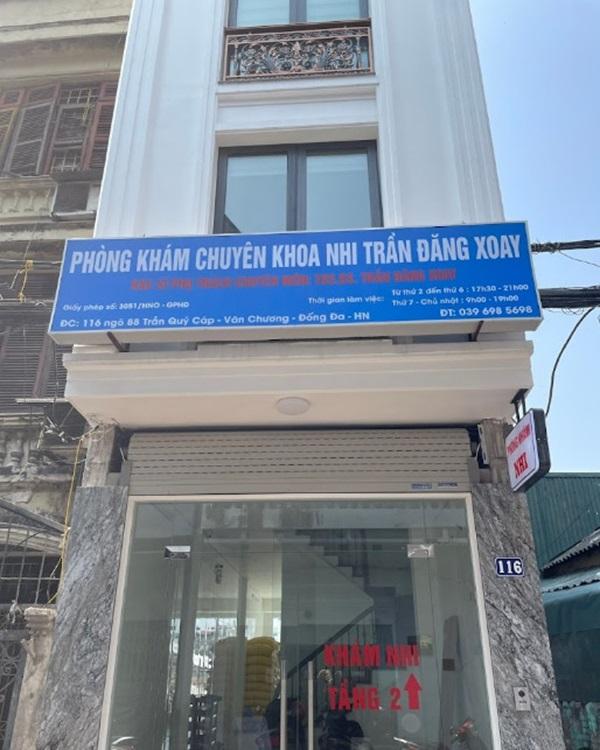 Phòng khám Nhi Bác sĩ Xoay