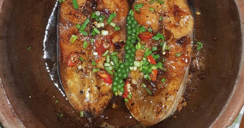 Cá basa hấp xì dầu