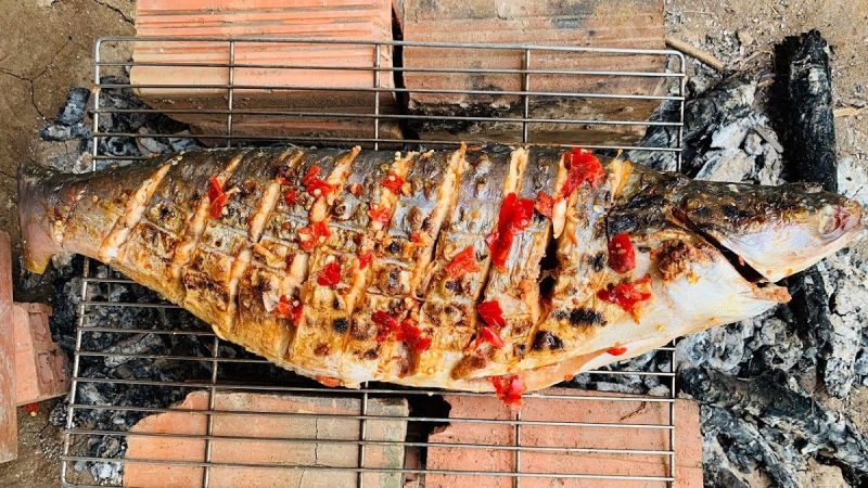 Cá basa nướng muối ớt