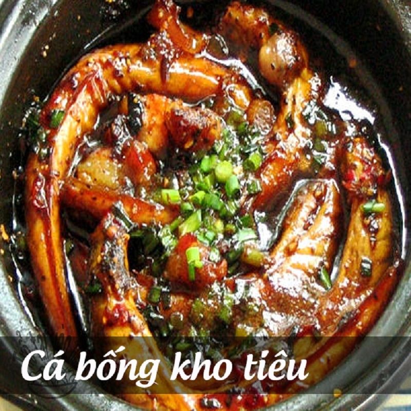 Cá bống kho tiêu