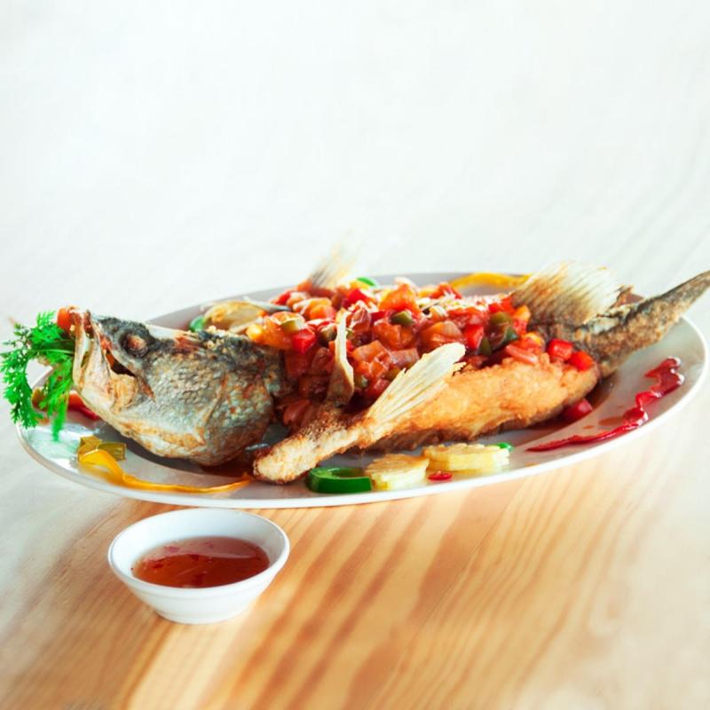 Cá chẽm sau khi chế biến rất hấp dẫn người ăn