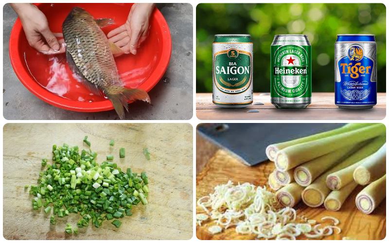 Cá chép giòn hấp bia