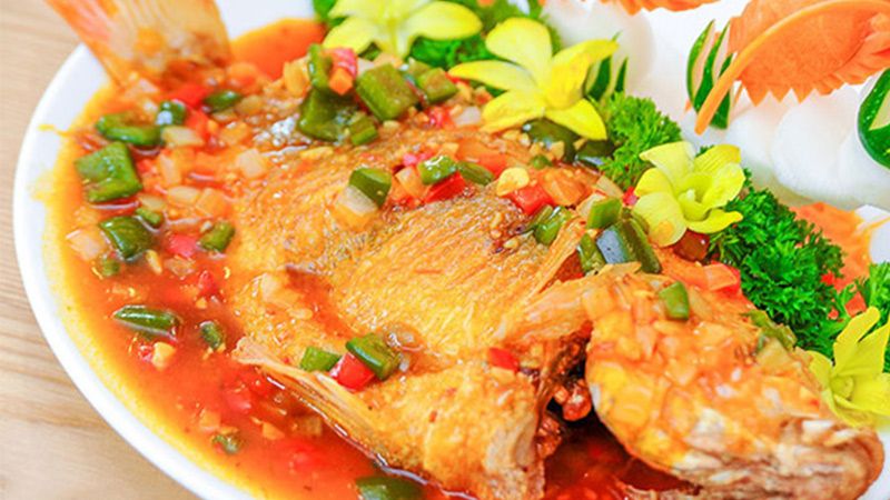 Cá chép giòn sốt cà chua