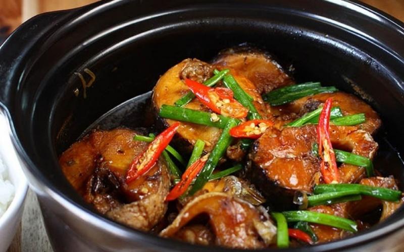 Món cá chép kho riềng