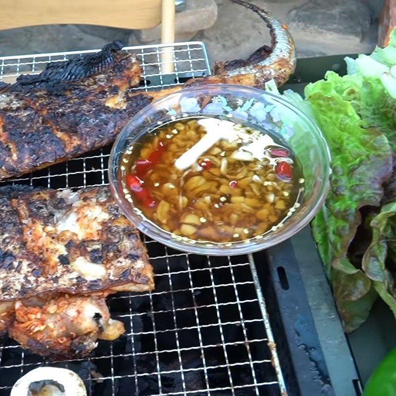 Cá hố nướng sả ớt