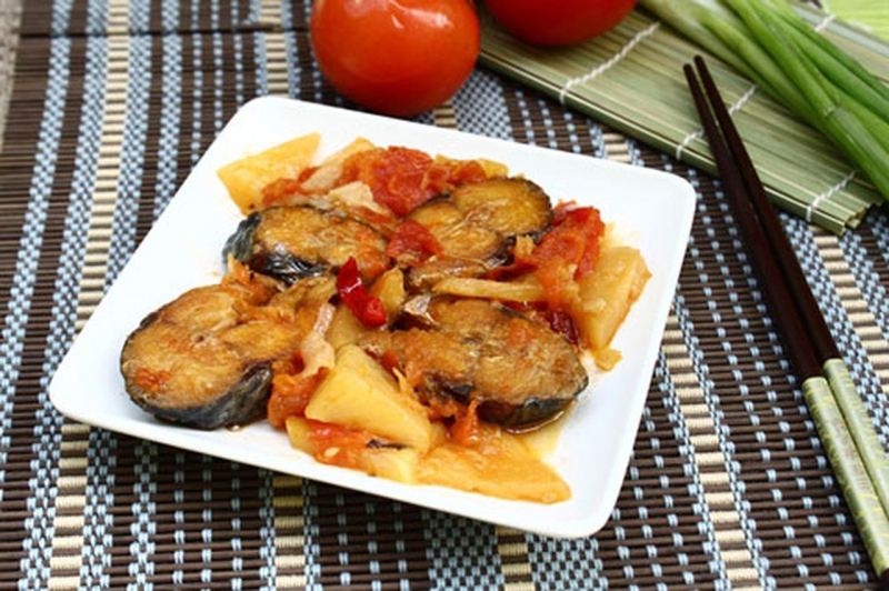Cá lăng kho khóm