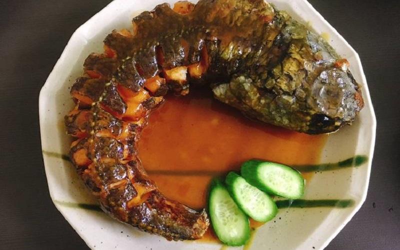 Cá lóc chiên mắm