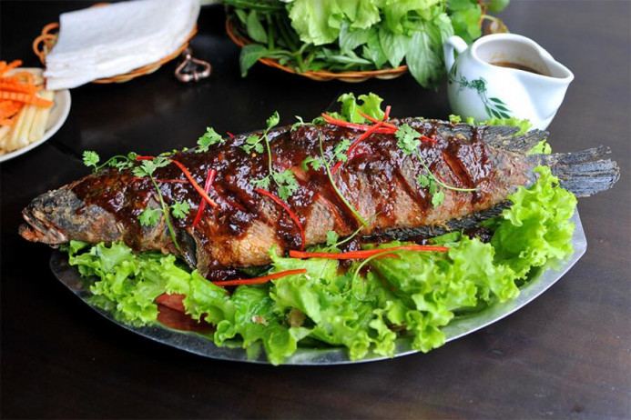 Cá lóc nướng muối ớt