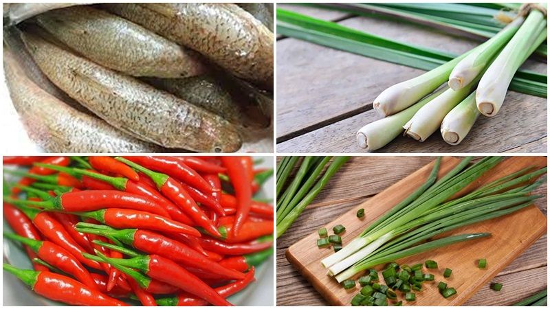 Cá mối chiên sả ớt