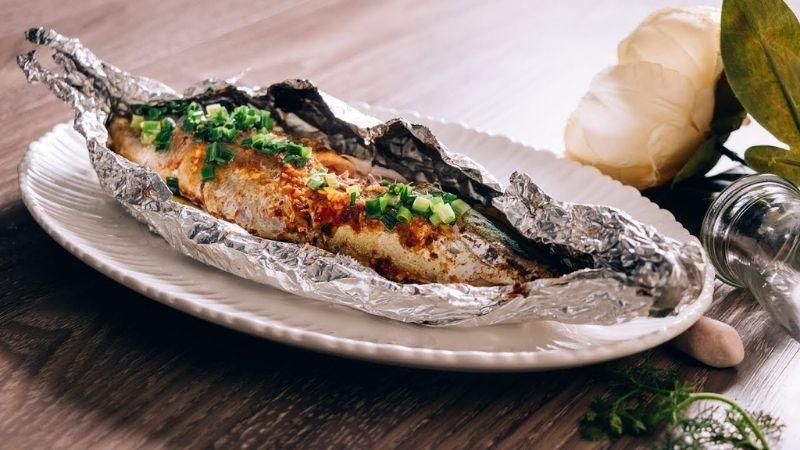 Cá nục nướng giấy bạc
