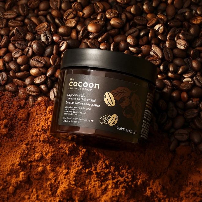 Cà phê Đắk Lắk làm sạch da chết Cocoon